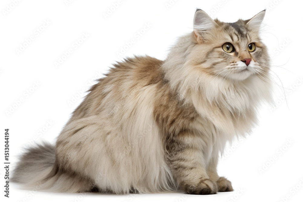 Obraz premium angora cat isolated