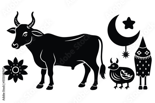 Eid ul Adha Silhouette