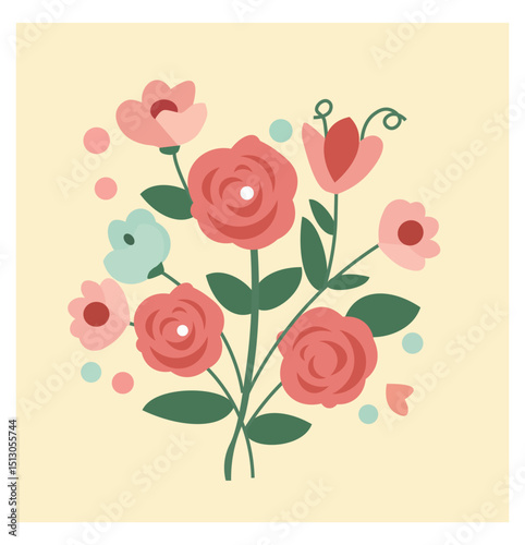 Floral Thank You Card Illustrations with Heartfelt Designs-03