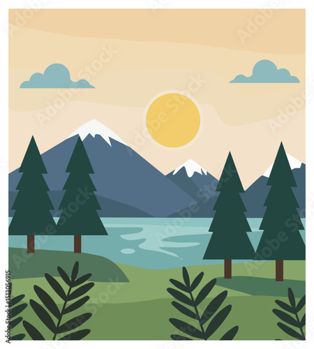 Scenic Landscape Illustrations-04