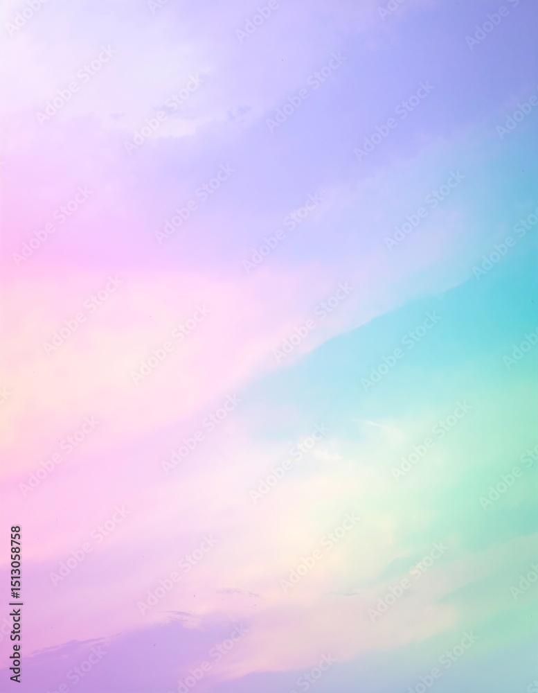 Obraz premium A vibrant sky filled with a stunning array of rainbow colors, blending seamlessly from deep violet to bright red, creating a breathtaking sunset backdrop.