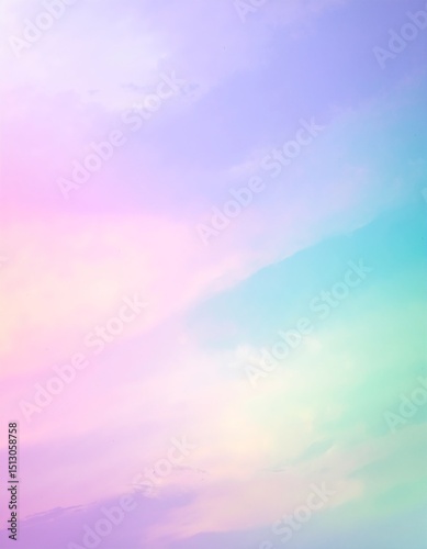 A vibrant sky filled with a stunning array of rainbow colors, blending seamlessly from deep violet to bright red, creating a breathtaking sunset backdrop.