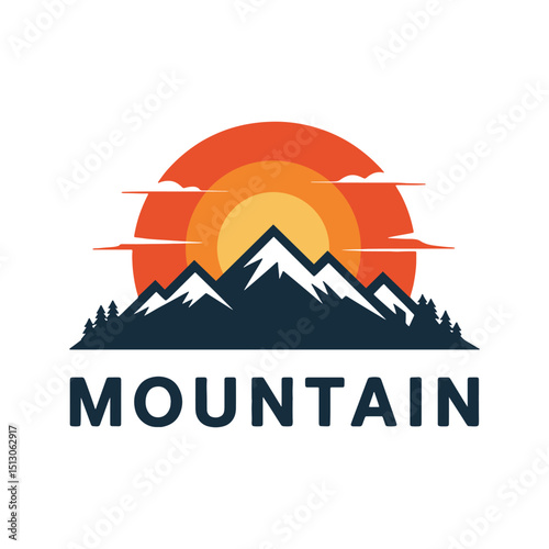 Sunset Mountain Adventure Logo