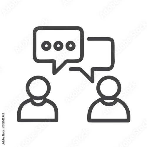 Conversation Starter Icon for Dating App Icebreakers, Message Suggestion Features, Communication Prompts and Initial Contact Assistance Tools