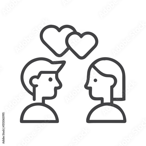 Flirting Icon for Dating App Conversation Starters, Romantic Interest Signals, Playful Interaction Guides and Attraction Expression Suggestion Features