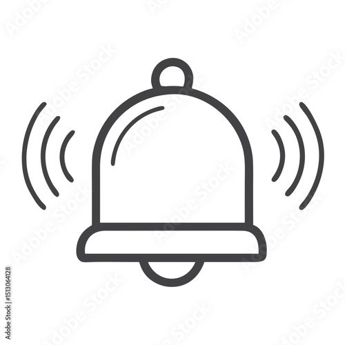 Notification Bell Icon for Dating App Alerts, Activity Updates, Match Notifications and Real-time Connection Opportunity Awareness Features