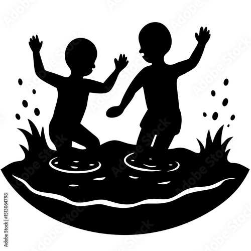 vector illustration of dancing people