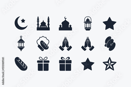 Islamic Symbols Collection for Religious Design