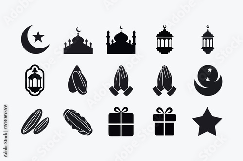 Islamic Symbols Collection for Religious Design