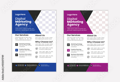 Design, a4 vector editable template design, trendy geometric shape template print design. Creative Corporate & Business Flayer Brochur Template