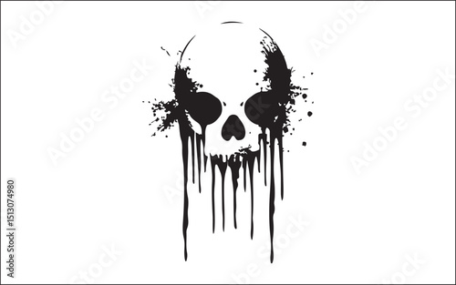 black and white abstract background