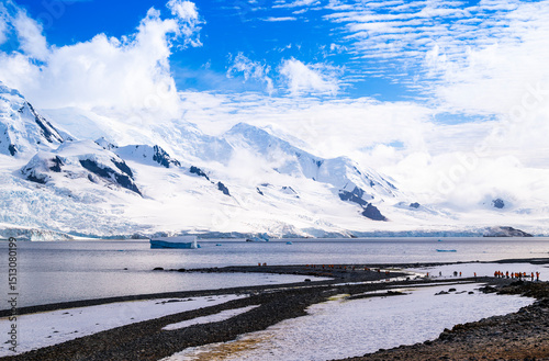 photographing hope bay beautiful landscapes Antarctica.