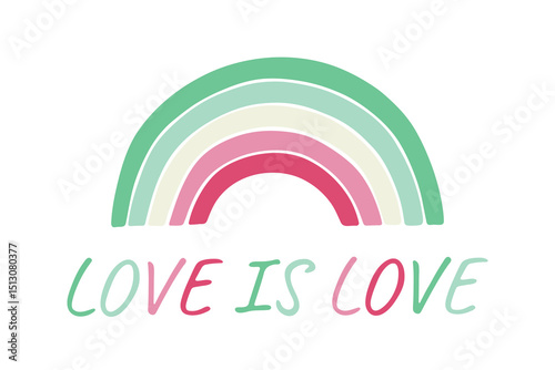 Colorful rainbow shape Abrosexual pride flag Happy pride day LGBTQIA community Pride Month Vector hand drawn doodle for posters, stickers, logo, cards