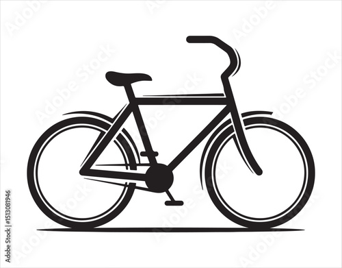 Bicycle. Bike icon vector illustration template
