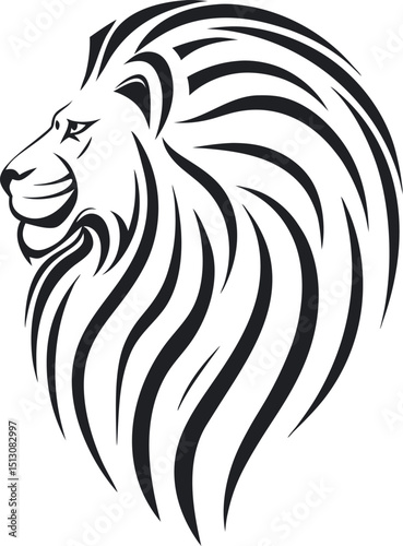 Wallpaper Mural Loin face logo. Loin Vector face logo icon.  Torontodigital.ca