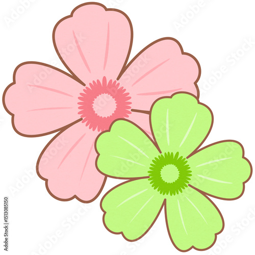 Hibiscus Flowers Summer Cute Element