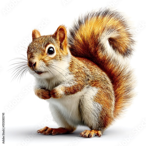 Red Squirrel A Detailed Look at This BushyTailed Rodent photo