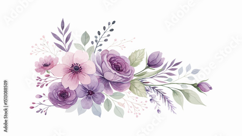 Beautiful greeting card with watercolor peonies, ideal for wedding invitations, birthday celebrations, holiday greetings, and elegant summer-themed designs or backgrounds.
