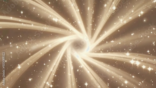 Elegant Radiant golden light rays bursting outward with shimmering sparkles. elegant and majestic background