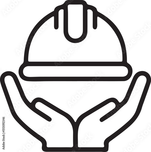 safety helmet protective gear construction worker
