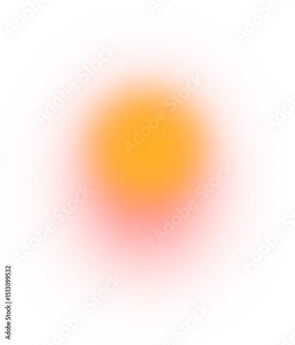 yellow light bulb circle gradient