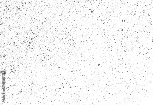 Distressed grainy spray texture with powder effect. Grunge dust messy background design. Dirty rough empty template overlay for creative surfaces.