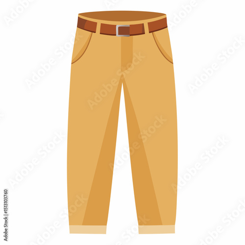 chinos vector illustration, isolated on white background