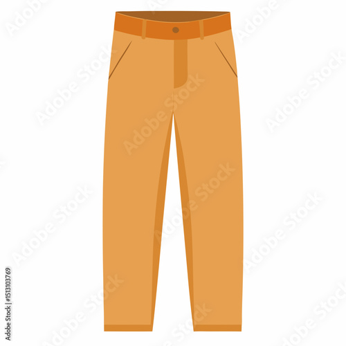 chinos vector illustration, isolated on white background