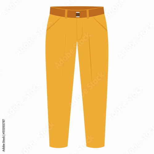 chinos vector illustration, isolated on white background