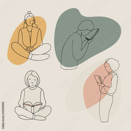 Mental Health and Self-Care Vector Bundle – Wellness, Therapy, and Mindfulness