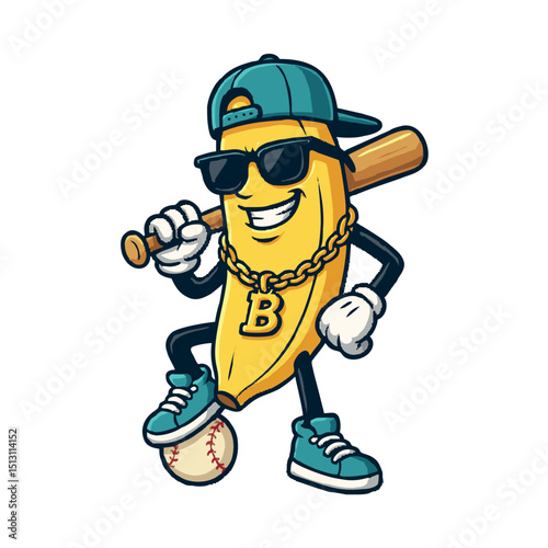 A fresh and fun logo featuring bright yellow bananas packed inside a carton box. The design highlights natural freshness, tropical vibes, and healthy fruit packaging. Ideal for fruit suppliers, grocer