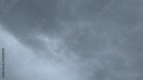 video with beautiful sky and clouds, made in time-lapse 