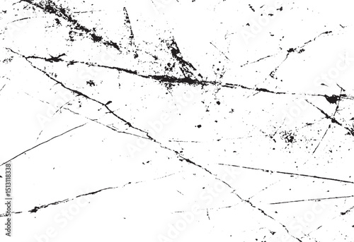  Distressed uneven background. Grunge with fine grains isolated on white background. Vector illustration. 