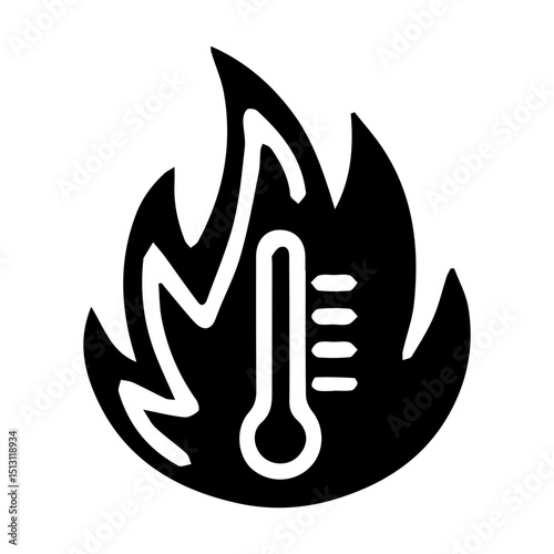 extreme heat icon