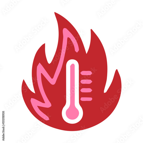 extreme heat icon