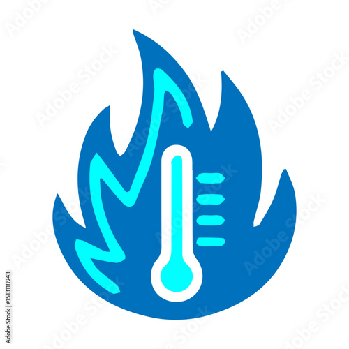 extreme heat icon