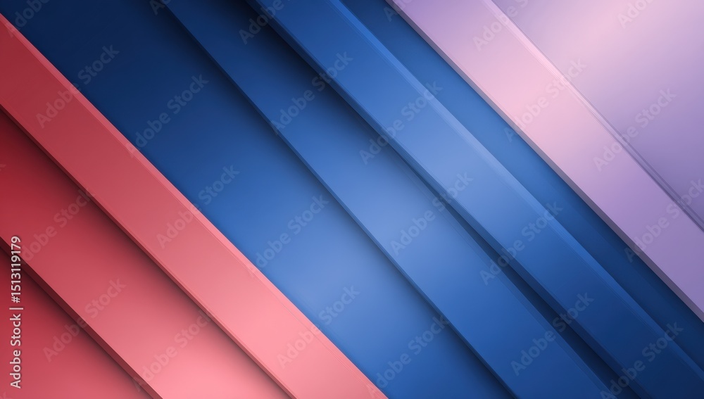 Fototapeta premium Abstract Geometric Design With Diagonal Lines And Colors