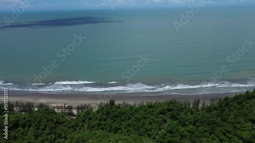 Coxbazar Sea Beach in Bangladesh. World Heritage Site.