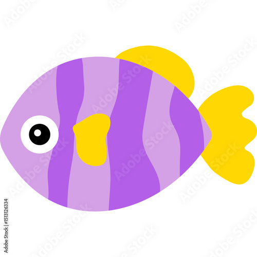 Fish Flat Illustration