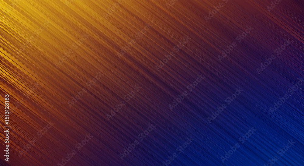 Obraz premium Abstract Orange and Blue Lines