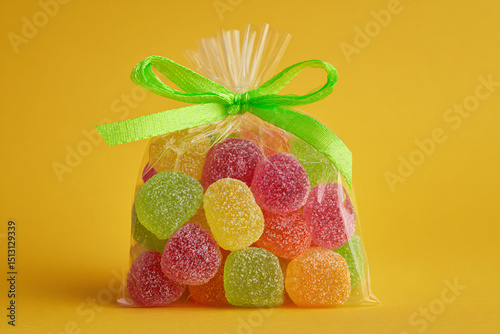 Gumdrops in a Beautiful Gift Package with Ribbon
