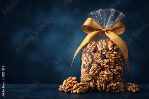 Walnuts- in a Beautiful Gift Package with Ribbon
