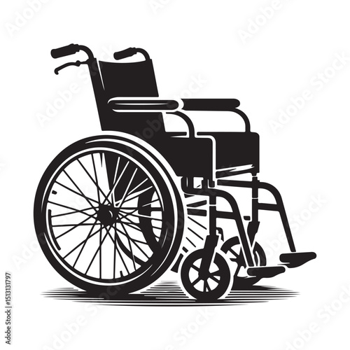 wheelchair vector illustration