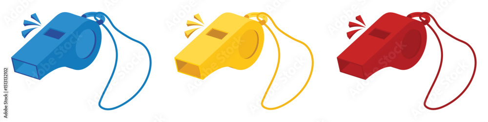 Foto Whistle icon vector