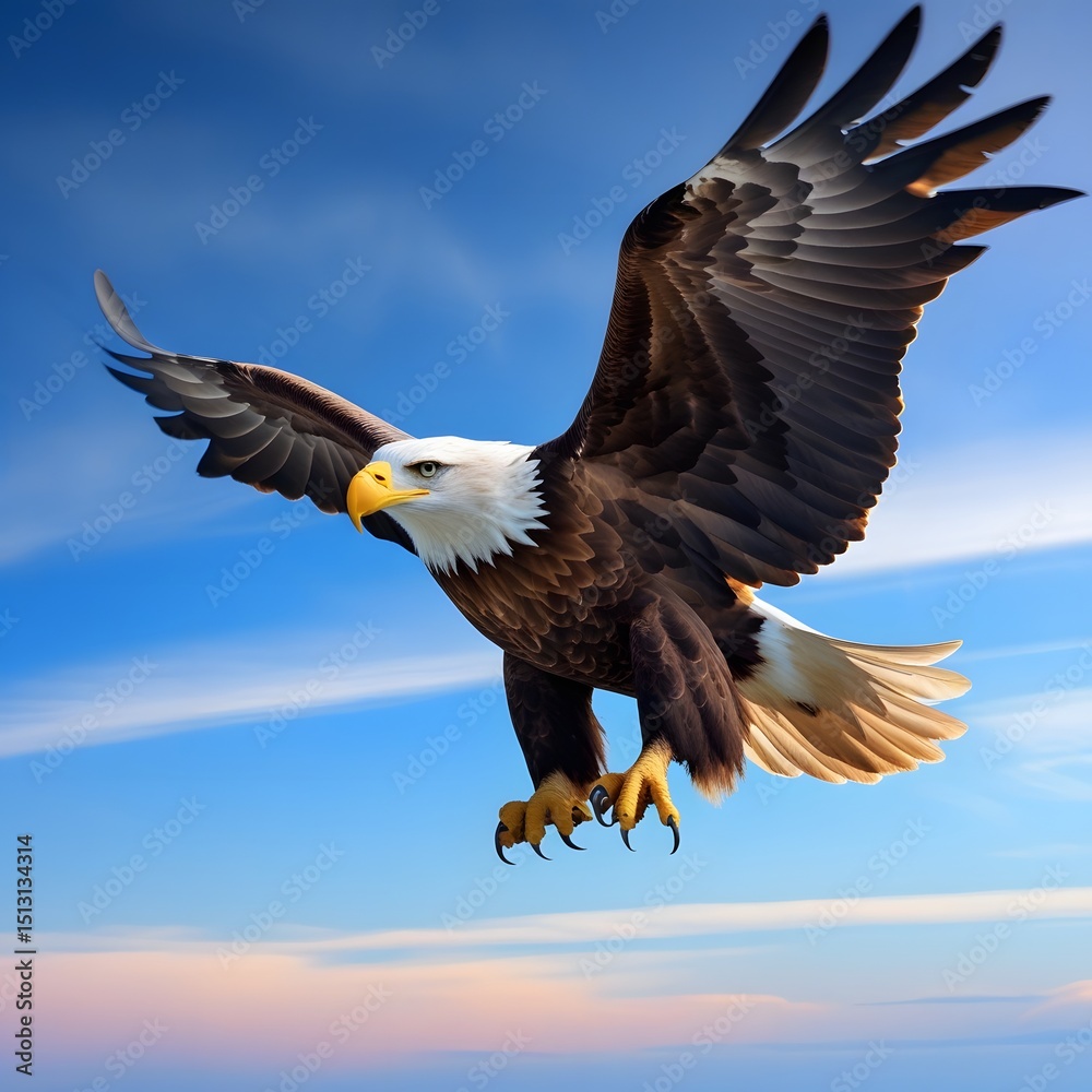 Obraz premium american bald eagle