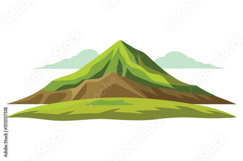 Hill in northern tundra