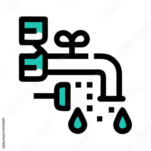 Municipal & Infrastructure Icon vector of Water Supply,Electricity,Power Plant,Gas Station,Drinking Water,Public Restroom,Maintenance,Repair,Park,Green Space,Stadium,Sports Complex,skyscraper,Urban Zo