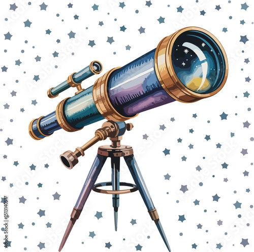 telescope on the sky