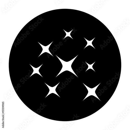 Sparkle vector icon. Shine symbol illustration. star sign or logo.