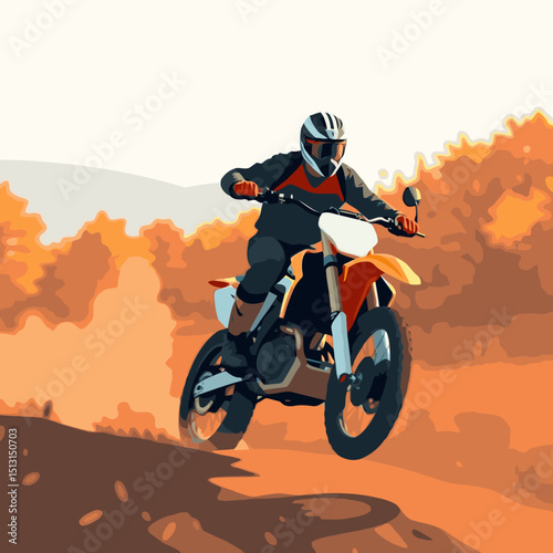 motocross vector art